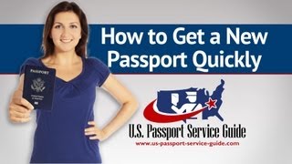 How to Get a New Passport Quickly [upl. by Zzahc]