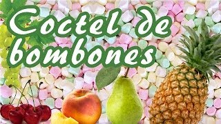 Receta Coctel de bombones  Ensalada de bombones  MUY FÁCIL [upl. by Katalin704]