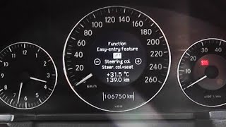 Hidden Function EasyEntry Feature on Mercedes EClass W211 W219  Easy planting of cars [upl. by Nicolais431]