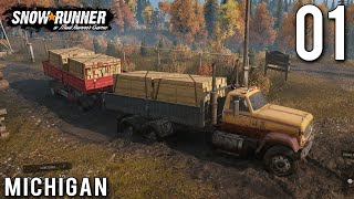 SNOWRUNNER  MICHIGAN Capitulo 1  COOPERATIVO Multiplayer 1440p60 HD Gameplay Español [upl. by Kajdan]