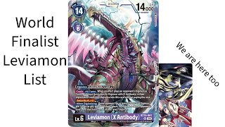 World Finalist Leviamon Deck List [upl. by Draw]