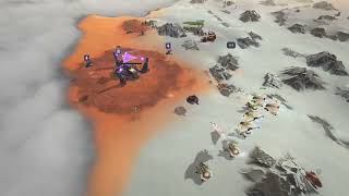 Spacing Guilds Spaceship Hammers and Artillery Drones in Action on Campaign Map [upl. by Dafna585]