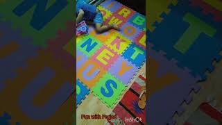 Winter preparation play mat minivlog viralshorts shortsviral trending playmat floormat baby [upl. by Bogusz]