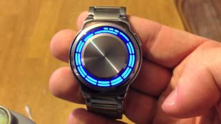 Tokyo Flash RPM SS Blue LED Wrist Watch Review [upl. by Natala]