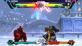 UMVC3 Finals  Javibaby vs DECint  Curleh Mustache 5 Qualifier [upl. by Tymon588]