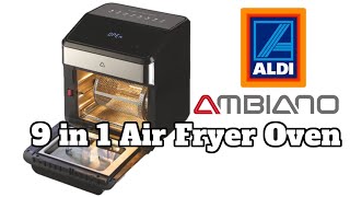 Aldi 9in1 Air Fryer Oven  Rotisserie Chicken Made Easy [upl. by Aroled]