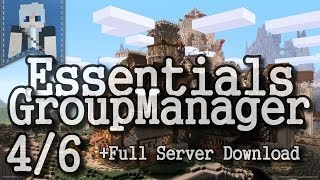 Essentials Groupmanager  Bukkit Server Plugin  46  German  HD [upl. by Odysseus372]