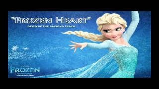 Frozen heart Backing track karaoke instrumental Frozen [upl. by Annoyek]