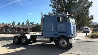 Barn find 1983 Peterbilt 362 Cabover with a Caterpillar 3406 [upl. by Edroi380]