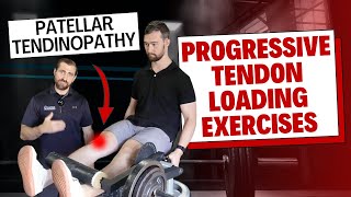 4 Steps to Success Patellar Tendinopathy Treatment Progressive Tendon Loading [upl. by Walworth]