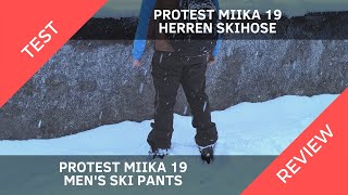 Protest Herren Skihose MIKKA 1920K TestReview  RucksackGuidede [upl. by Lash]