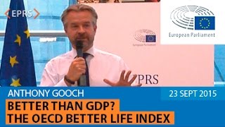 OECD Better Life Index Presentation of Anthony GOOCH 23 September 2015 [upl. by Witkin724]