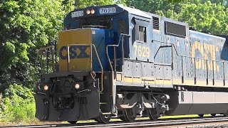 CSX GE C408 Struggling Up Thru Shenandoah Junction [upl. by Ajin]