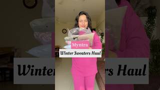 Myntra Winter Sweaters Haul myntrahaul myntrawinterwearhaul myntrawinterwear [upl. by Aleel709]