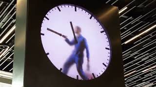 Human Clock at Amsterdam Schiphol Airport  Netherlands  Real Time realtime schiphol humanclock [upl. by Nodababus682]