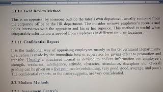 Methods of performance appraisal hrmBBA mba notesmanagement performance appraisal methods tamil [upl. by Esinaej]