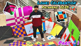 Vlog 7  Lohri Celebration 2023 🪁Part  1 Patangbazi in Amritsar  Barish aa Gae⛈️maninderrajput [upl. by Zillah529]