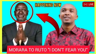 quotI dont fear you Sugoi butcher Manquot Angry Morara lectures Ruto [upl. by Yarezed]