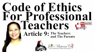 CODE OF ETHICS  TEACHING PROFESSION  LET REVIEW  CRUZITTA  VE NEIL VLOGS [upl. by Nila876]