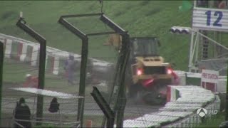 Así fue el accidente de Jules Bianchi en el GP de Japón [upl. by Ordnagela]