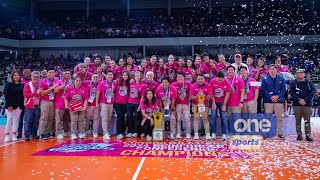 Gold medalists Creamline Cool Smashers Awarding Ceremony  2024 PVL Reinforced Conference [upl. by Nnylf]