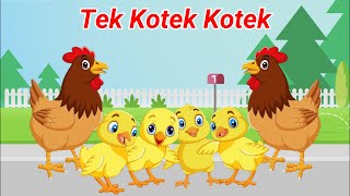 Lagu Anak Ayam Tek Kotek Kotek  Lagu Anak Indonesia Populer [upl. by Drofnelg]