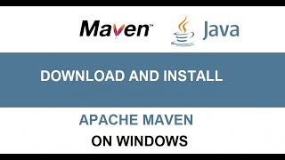 How to download and install Apache Maven on Windows  How to install Java JDK and Maven on Windows [upl. by Pernas]