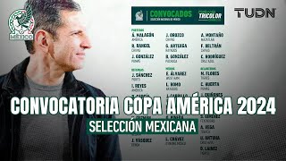 ¿NUEVO PROCESO 🇲🇽👉🏼 Convocatoria OFICIAL de Selección Mexicana para Copa America 2024  TUDN [upl. by Nitsid]