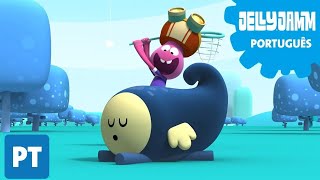 Jelly Jamm Português  Mentira Voadora  S01 E19  EPISÓDIO COMPLETO JellyJammPortugues [upl. by Ruhtracm309]