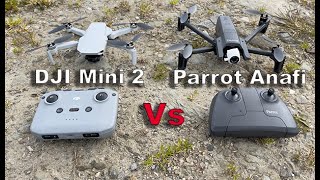 DJI Mini 2 vs Parrot Anafi [upl. by Reinhardt453]