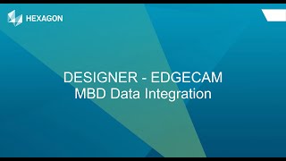 DESIGNEREDGECAM MBD Data Integration [upl. by Snej]