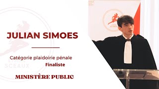 Julian SIMOES  Finale Lysias Sceaux 2023  Plaidoirie Pénale [upl. by Dole]