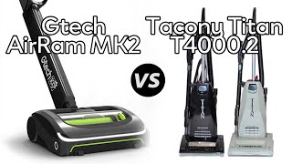 Gtech AirRam MK2 Vs Tacony Titan T40002  Which One Is Better specs Comparison [upl. by Aneetsyrk808]