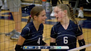 Wayzata vs Champlin Park Girls High School Volleyball [upl. by Hajar]