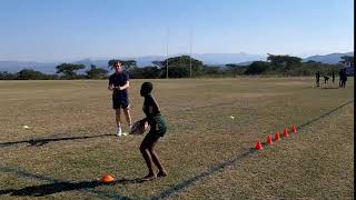 Sportreach  Rugby Clinic at Penryn College [upl. by Nuj]