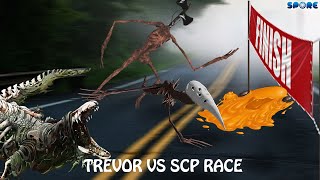 Trevor Henderson and SCP Monsters Race  SPORE [upl. by Leong]