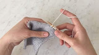 Picking Up Stitches Along A Vertical Edge  Purl Soho [upl. by Hime]