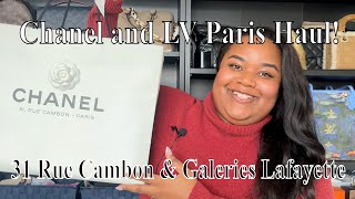 Paris Luxury Haul amp Storytime Chanel 31 Rue Cambon LV Galeries Lafayette and Hermes Terminal 2E [upl. by Sivert]