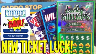 NEW TICKET LUCK  5X 20 Lucky Millions  10X Wild Side [upl. by Anairt]