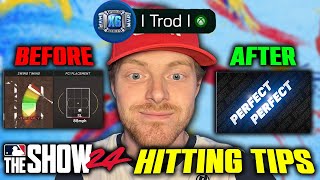 MLB The Show 24 Hitting Tips From A Top Player [upl. by Refanej]