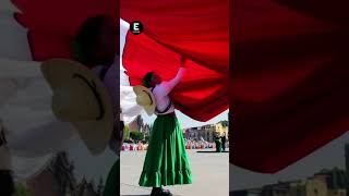 Claudia Sheinbaum encabeza su primer desfile de la Revolución Mexicana [upl. by Tonjes]