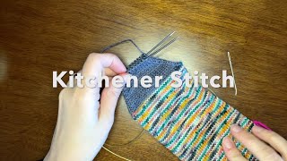 Kitchener Stitch Tutorial for Knitting [upl. by Alohs]