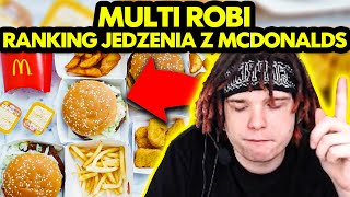 MULTI robi RANKING JEDZENIA Z MCDONALDS [upl. by Tse]