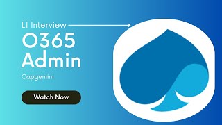 Capgemini RealTime Interview Questions for O365 Administrator Role  L1  Prepare for Success [upl. by Eetnwahs]