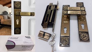 Main Door Lock Unboxing Brass Pin Cylindrical Mortice Lock Set  Lock Body amp Cylinder With 3 Keys [upl. by Kimberlee983]