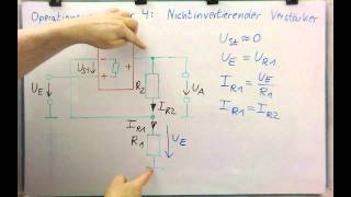 Elektronik  OPV 4  Nichtinvertierender Verstärker [upl. by Ellecrag547]