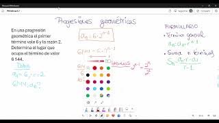 Sucesiones geométricas 7 [upl. by Eycats908]