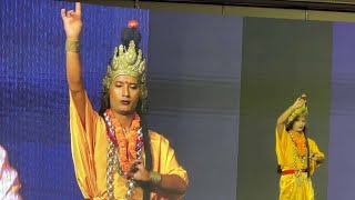 मञ्जुश्री नृत्य  नेवारी Cultural नृत्य  धिमे बाजा  Hotel Soaltee  Kathmandu  Nepal [upl. by Tebasile]