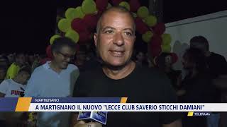 Martignano A Martignano il nuovo quotLecce club Saverio Sticchi Damianiquot [upl. by Gabriell]