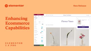 Introducing Elementor Pro 34 Expanding Elementor’s Ecommerce Capabilities and More [upl. by Tierell]